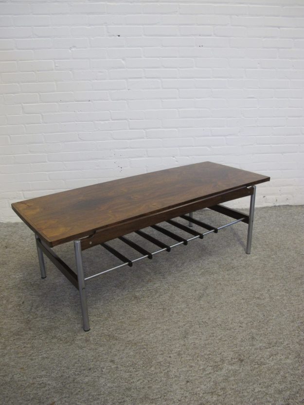 Salontafel Topform Coffee table rosewood palissanderhout tafel vintage midcentury