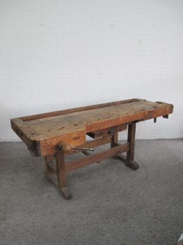 Werkbank Ulmia Germany Workbench industriele rerto vintage midcentury