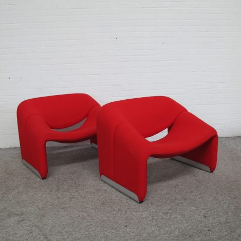 Groovy armchairs F598 M-Chair Pierre Paulin Artifort vintage midcentury