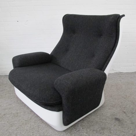 Fauteuil Lounge chair armchair Michel Cadestin Airborne France vintage midcentury