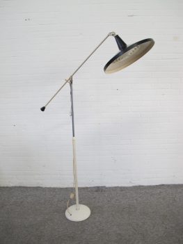 Lamp vloerlamp Panama floor lamp model 6350 Wim Rietveld Gispen vintage midcentury