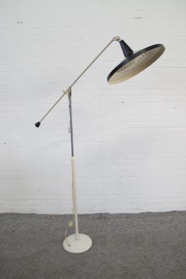 Lamp vloerlamp Panama floor lamp model 6350 Wim Rietveld Gispen vintage midcentury