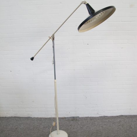 Lamp vloerlamp Panama floor lamp model 6350 Wim Rietveld Gispen vintage midcentury
