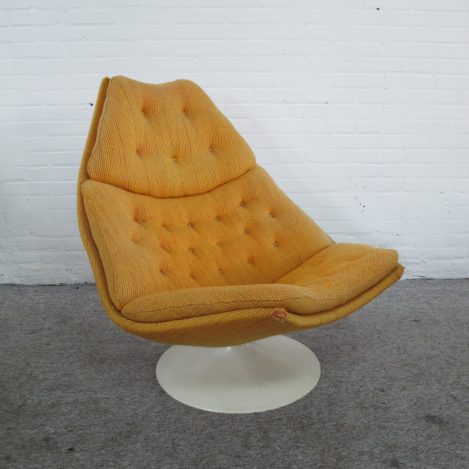 Fauteuil lounge armchair model F588 Geoffrey Harcourt Artifort vintage midcentury