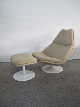 Fauteuil lounge armchair ottoman F510 Geoffrey Harcourt Artifort vintage midcentury
