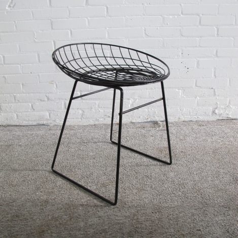 Pastoe Cees Braakman draadkruk wire stool wire chair vintage midcentury