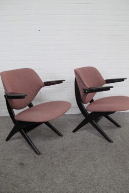 Fauteuil Armchair Louis van Teeffelen Wébé Pelican Chairs vintage midcentury