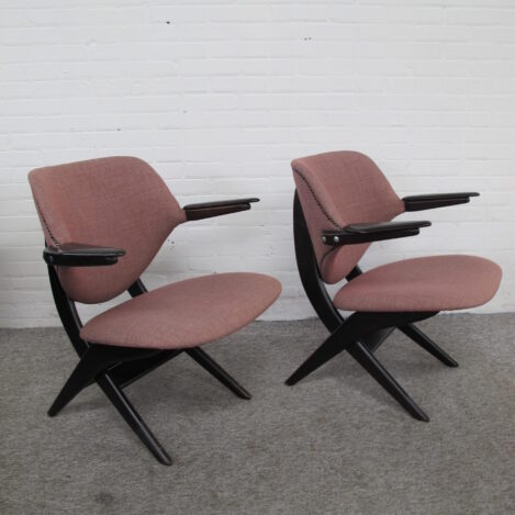 Fauteuil Armchair Louis van Teeffelen Wébé Pelican Chairs vintage midcentury