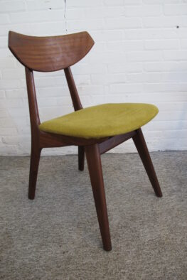 Eetkamerstoelen eethoek stoelen dining chairs Louis van Teeffelen Wébé vintage midcentury