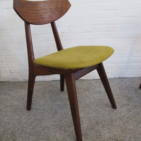 Eetkamerstoelen eethoek stoelen dining chairs Louis van Teeffelen Wébé vintage midcentury