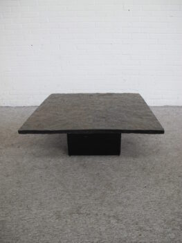 Paul Kingma leisteen leistenen salontafel slate slate coffee table vintage midcentury