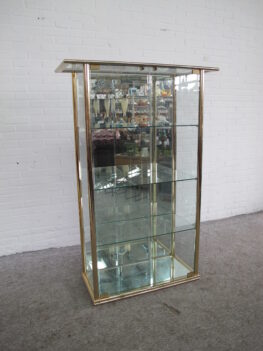 vitrinekast Hollywood Regency Renato Zevi Willy Rizzo Romeo Rega vintage midcentury