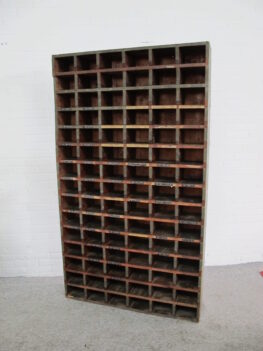 kast cabinet brocante industriële antieke archiefkast vintage midcentury