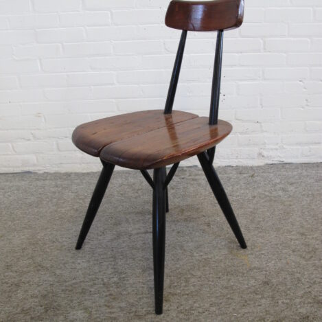 Stoel dining chair Laukaan Puu Pirkka Ilmari Tapiovaara midcentury vintage