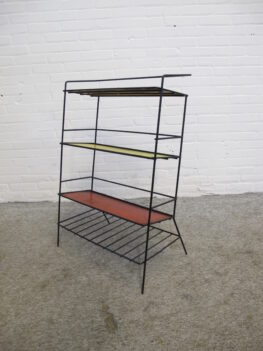 Boekenkast Wandrekje Bookcase Wall rack Tjerk Reijenga Pilastro midcentury vintage
