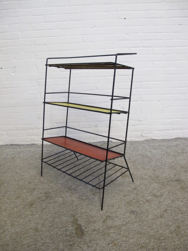 Boekenkast Wandrekje Bookcase Wall rack Tjerk Reijenga Pilastro midcentury vintage