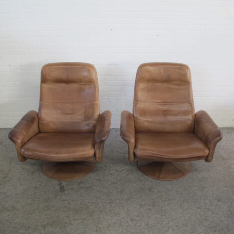 De Sede DS-50 swivelchair fauteuil draaifauteuil armchairs vintage midcentury