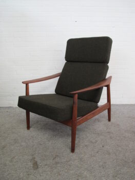 Fauteuil Armchair FD 164 Arne Vodder France & Søn, Denmark vintage midcentury