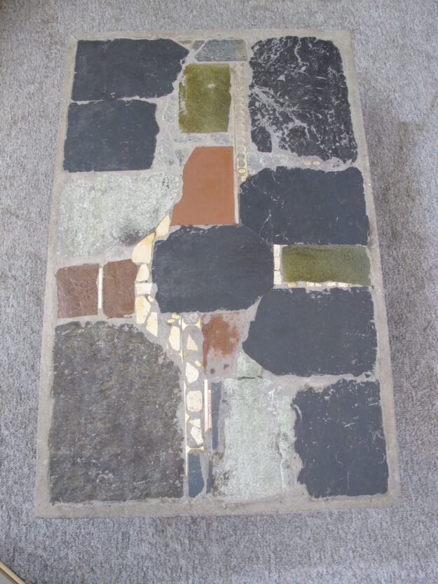 natuurstenen salontafel Paul Kingma coffee table vintage midcentury