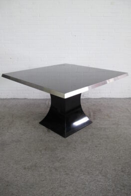 Tafel Dining table Willy Rizzo Belgo Chrom Hollywood Regency vintage midcentury