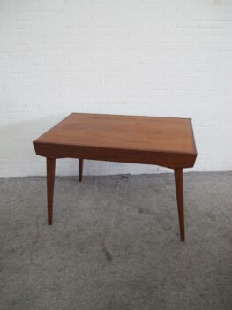 Tafel eettafel Danish Louis van Teeffelen extendable dining table vintage midcentury