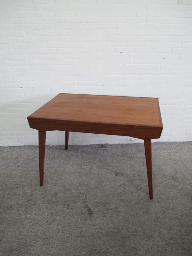 Tafel eettafel Danish Louis van Teeffelen extendable dining table vintage midcentury