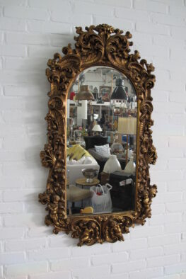 spiegel engelen gouden barok mirror vintage midcentury
