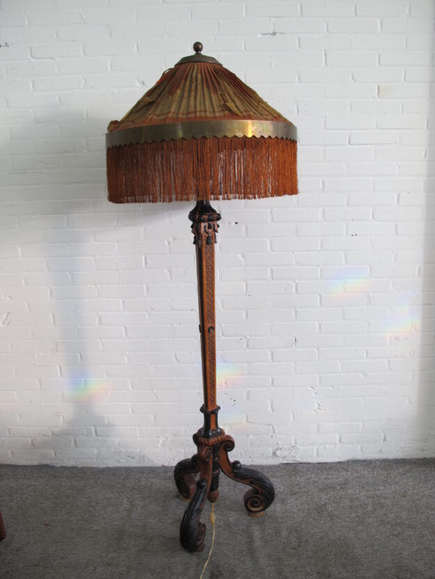 Vloerlamp Art Deco Art Nouveau Amsterdam School Style Floor lamp vintage midcentury