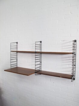 Boekenrek boekenplank Book rack Tomado teak rack vintage midcentury