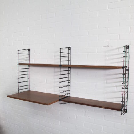 Boekenrek boekenplank Book rack Tomado teak rack vintage midcentury