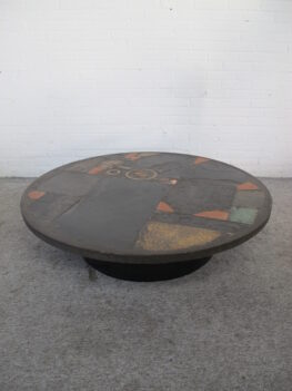 Paul Kingma salontafel natuursteen natural stone coffee table vintage midcentury