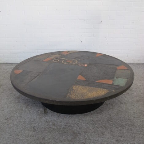 Paul Kingma salontafel natuursteen natural stone coffee table vintage midcentury