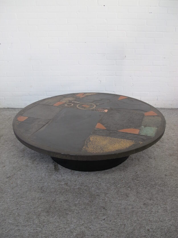 Paul Kingma salontafel natuursteen natural stone coffee table vintage midcentury