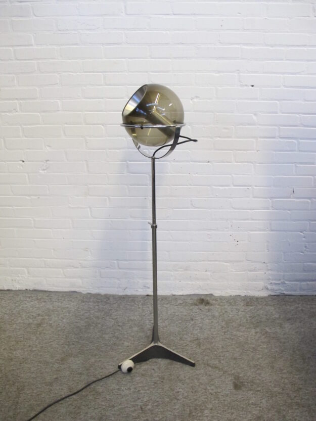 Vloerlamp Raak Globe floor lamp Frank Ligtelijn Raak Amsterdam vintage midcentury